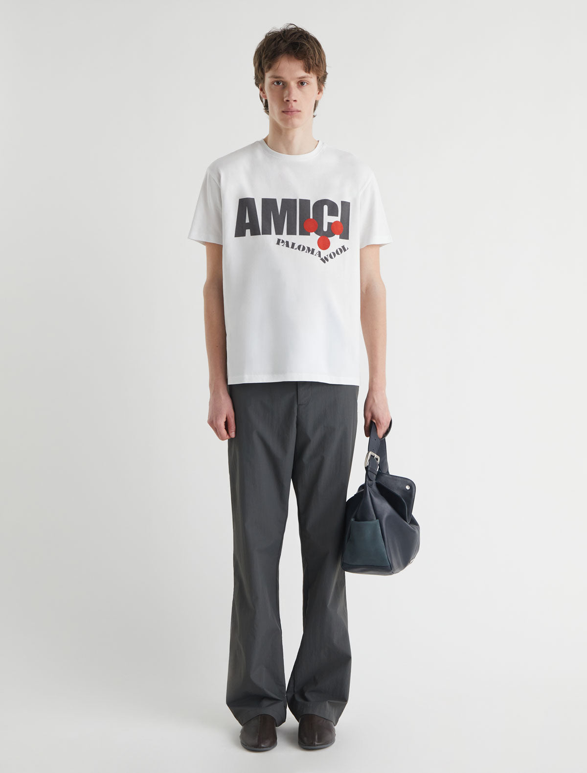 Amicci i men short sleeved tshirt front print