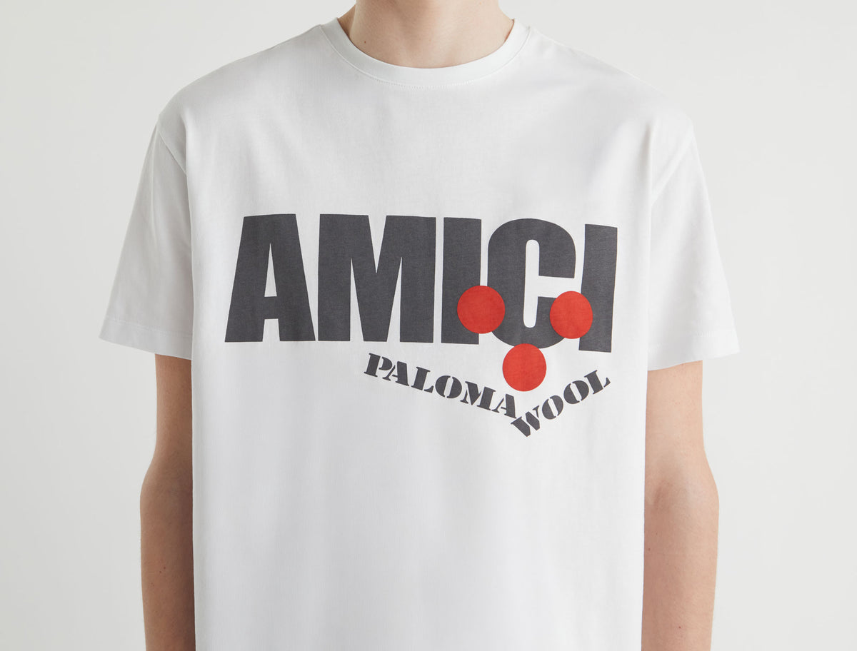 Amicci i men short sleeved tshirt front print