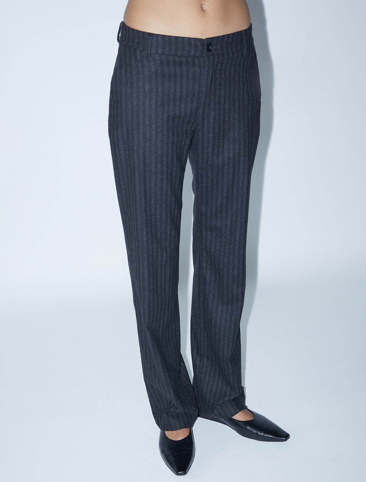 Hina straight leg classic trousers belt loops