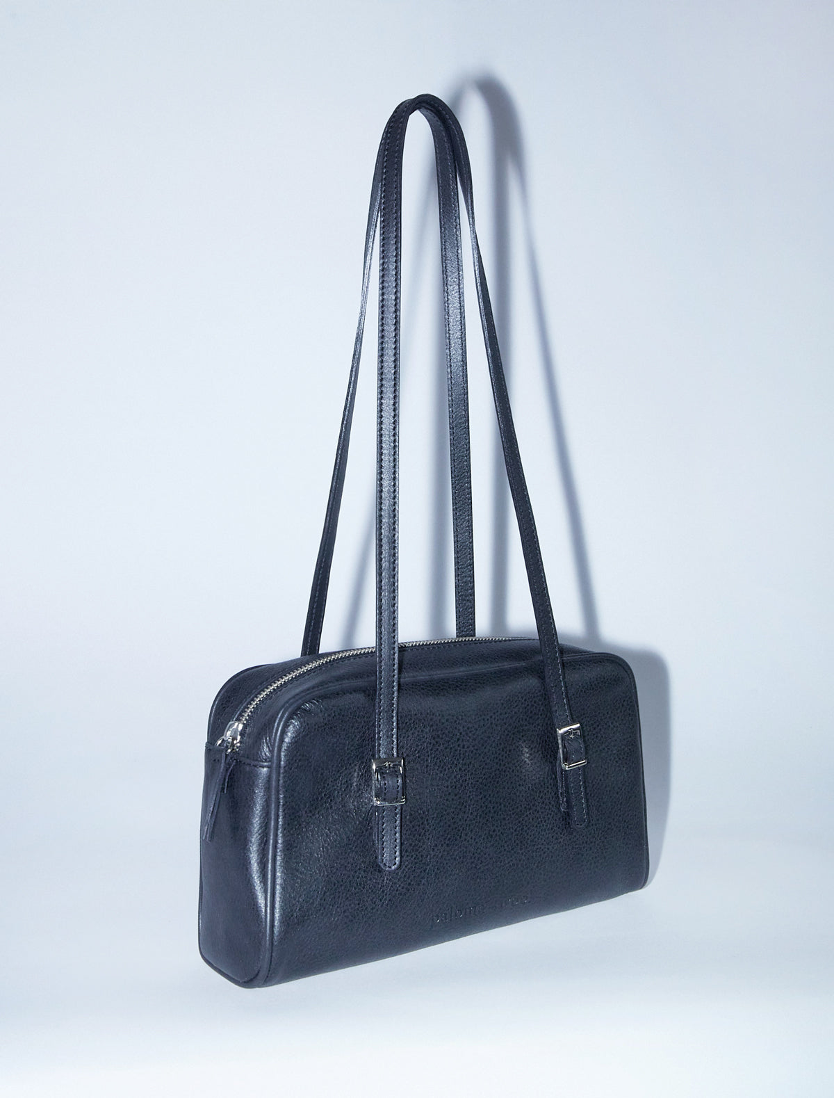 Soft cayetano leather bag black