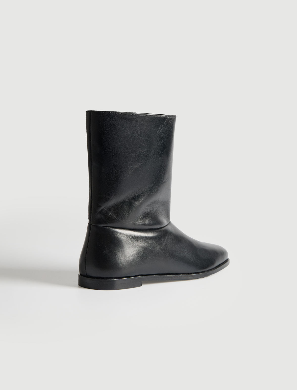 Martin ankle boot shoe inspired panel detailing black