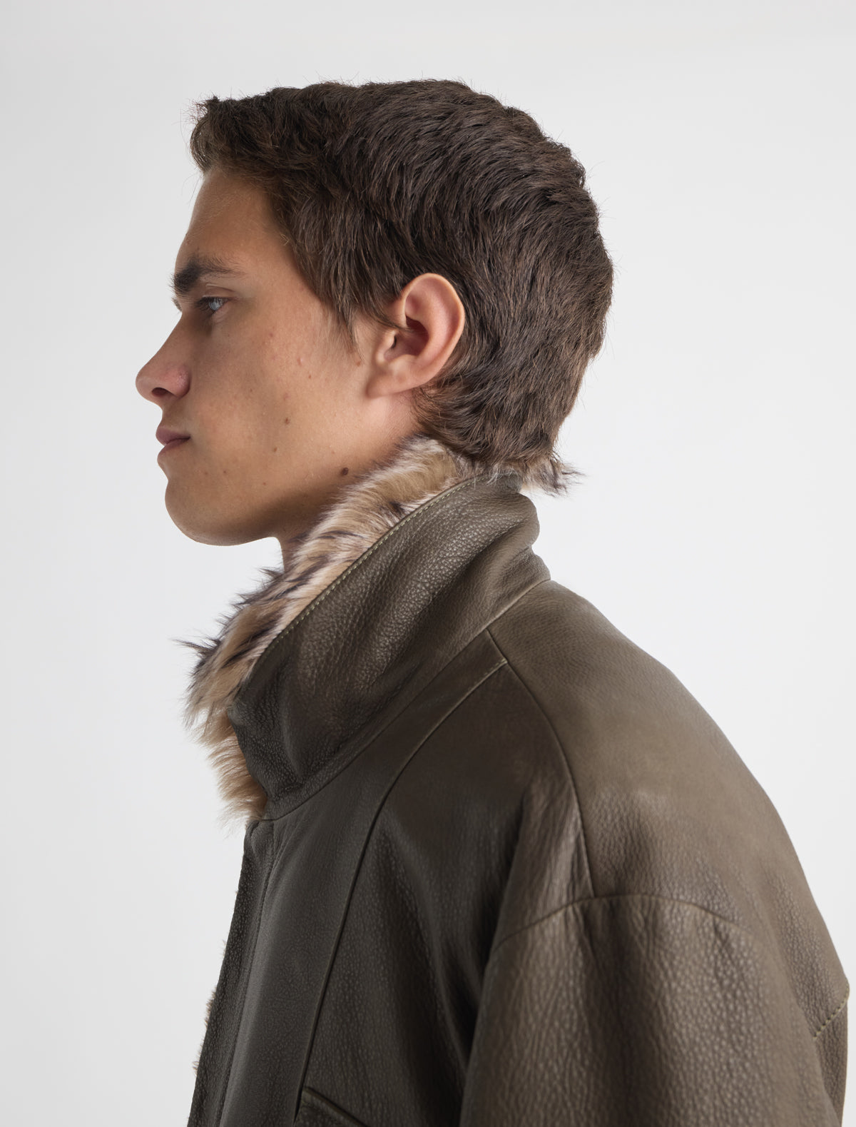 Alejandra b leather jacket different types fur