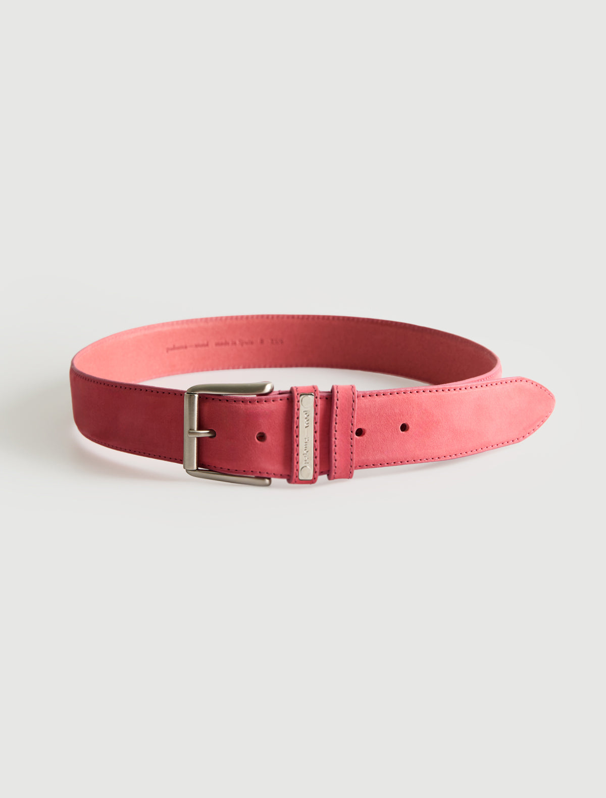 Juana belt custom plaque belt loop fucsia