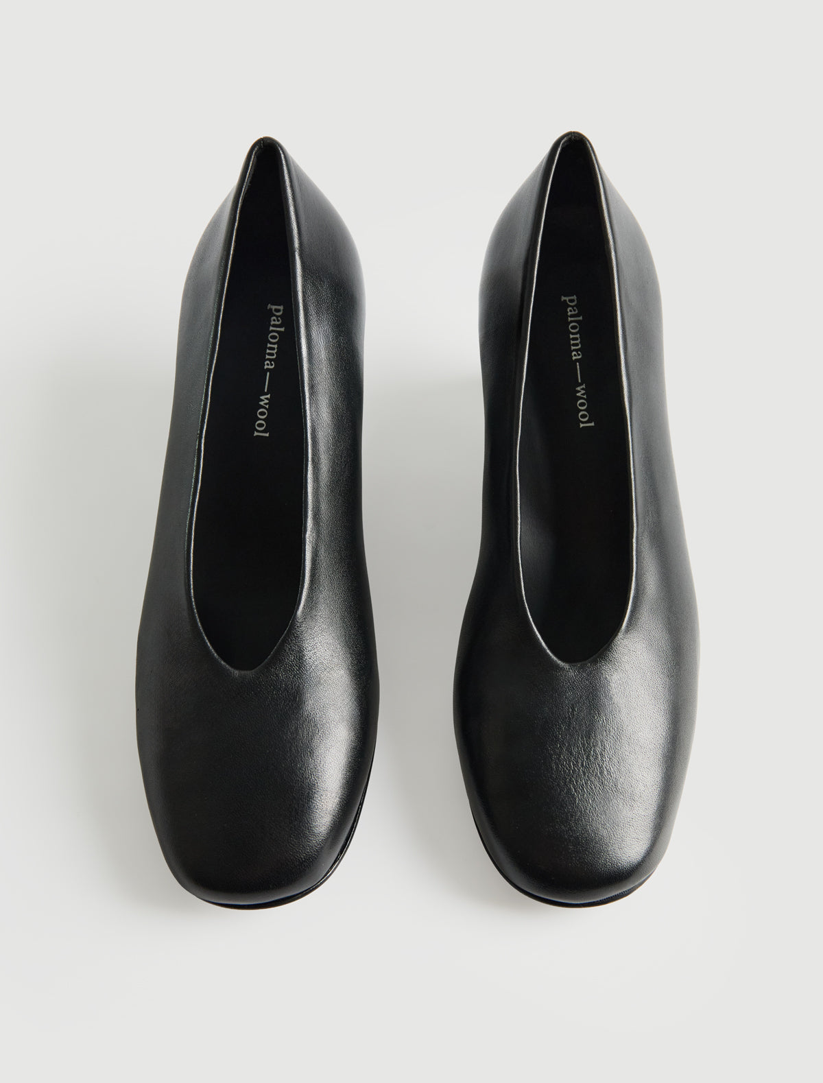 Jacinta pump sculptural 6 cm wedge contrasting color black