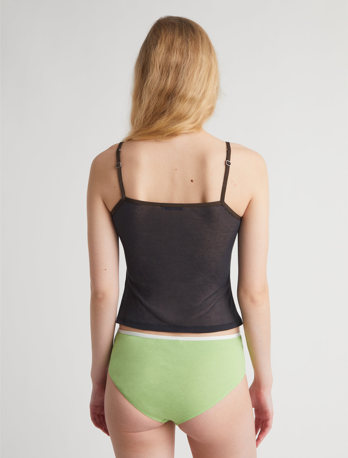 Nasem strappy top lingerie details darkgrey