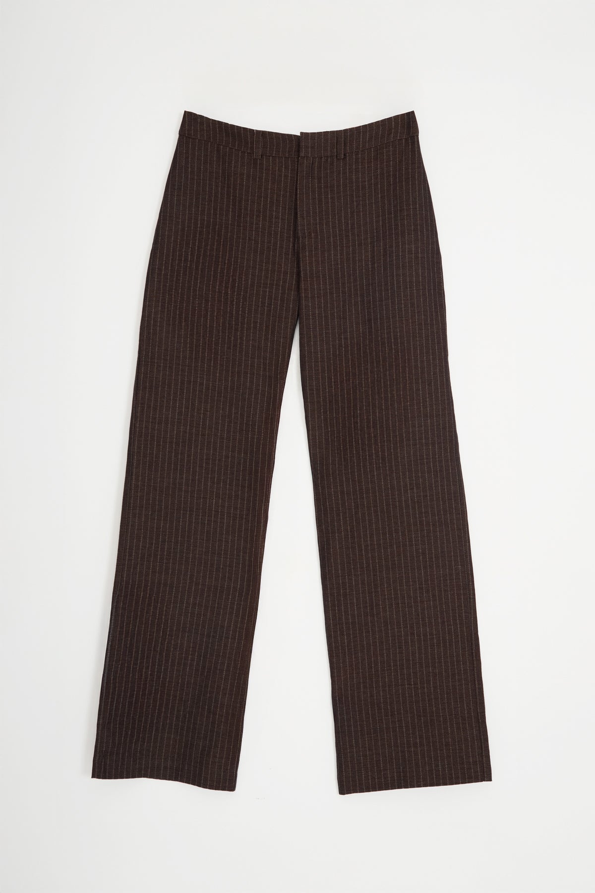 Nolo striped pants cotton linen blend rustic texture