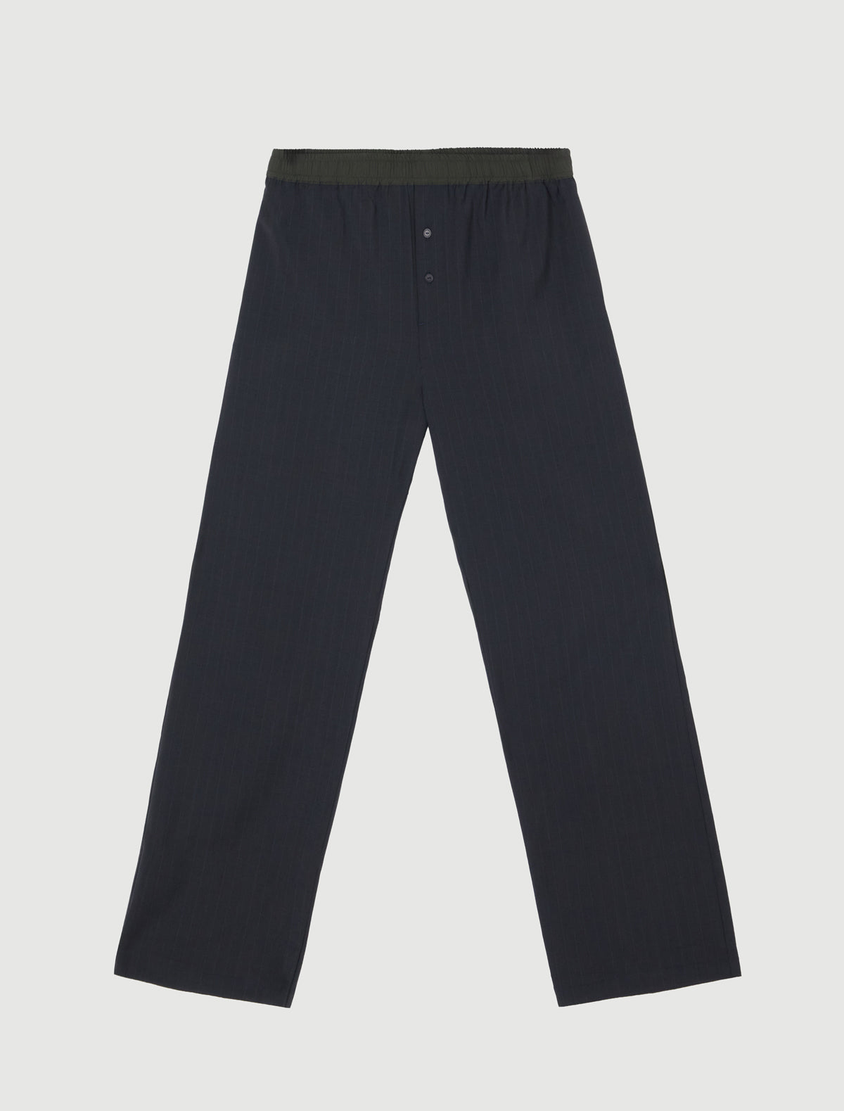 Gales tailored trousers contrasting waistband interior elastic grey