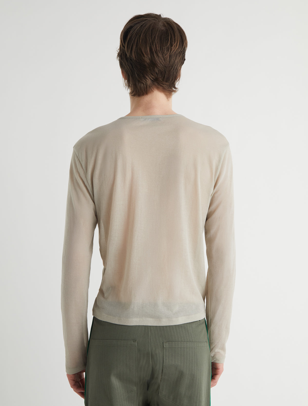Pi twill pants contrast piping sides 2