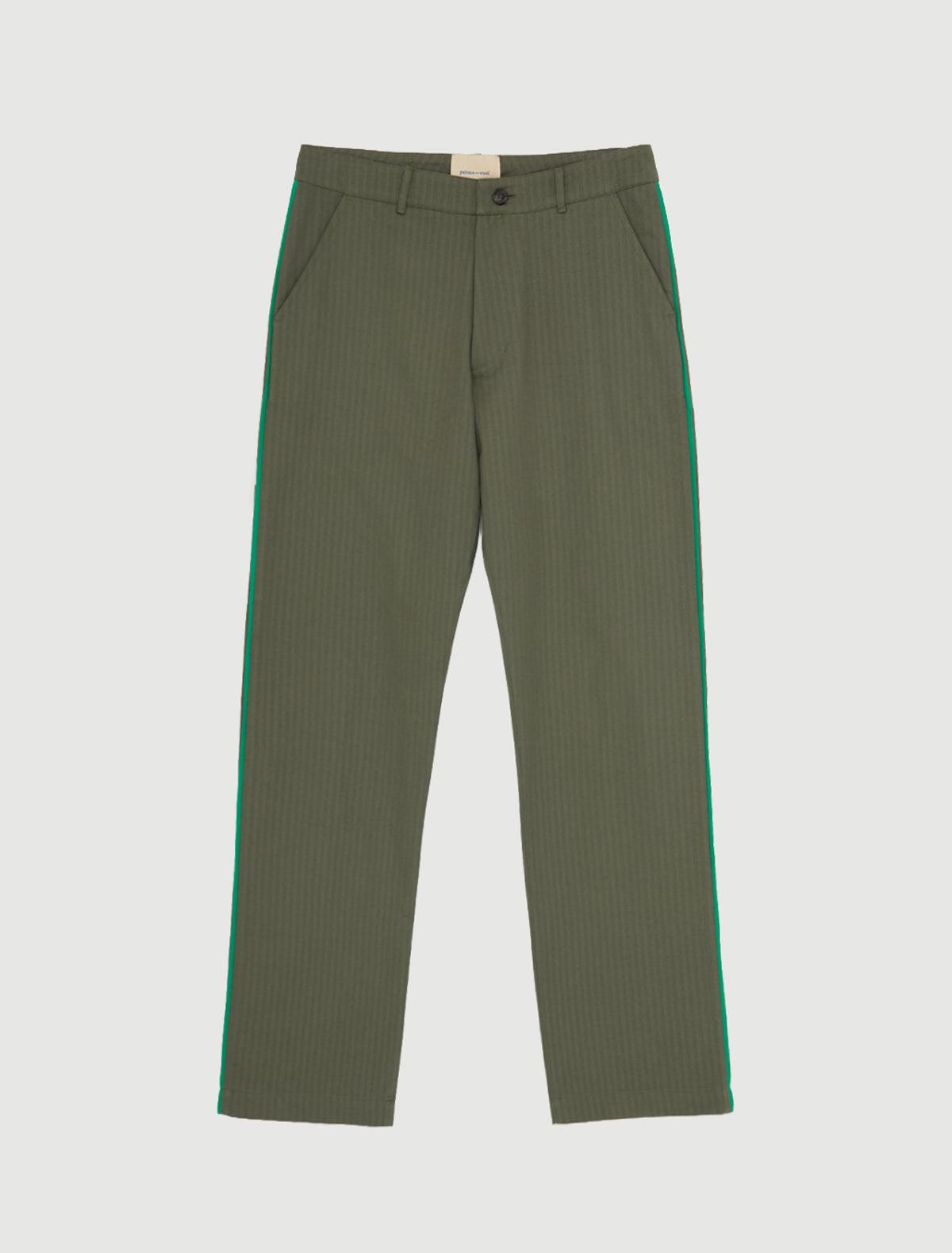 Pi twill pants contrast piping sides 2