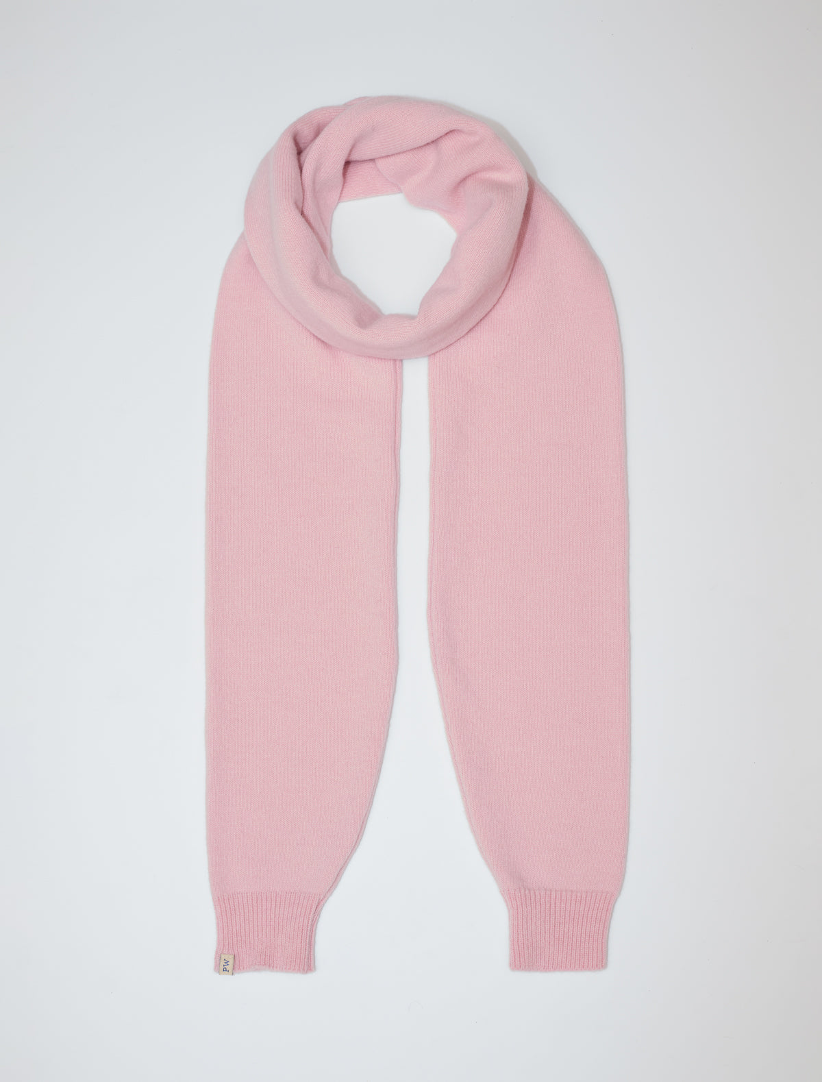 Moix wool scarf cuffs pink