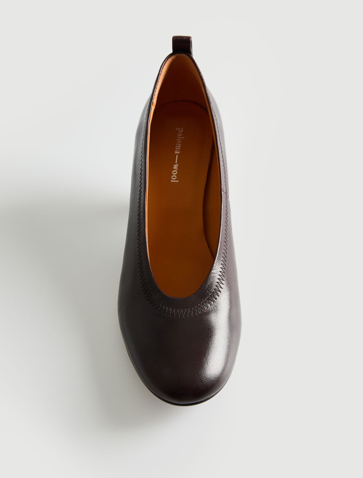 Joelia pump shaped 6 cm heel wine