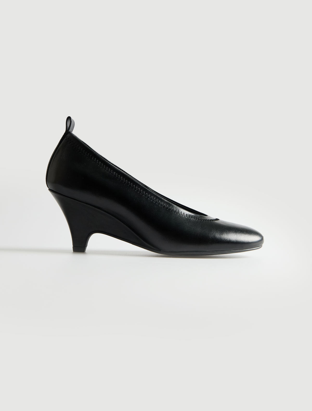 Joelia pump shaped 6 cm heel black