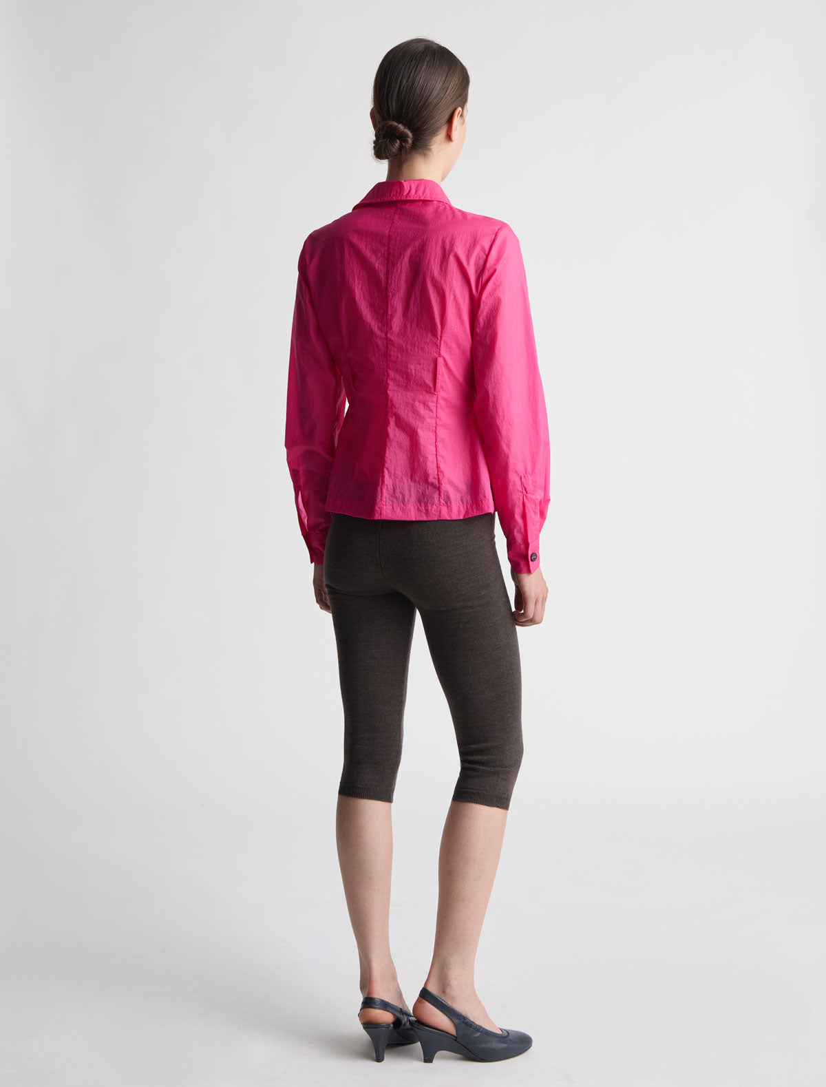 Saloma below the knee knitted leggings brown