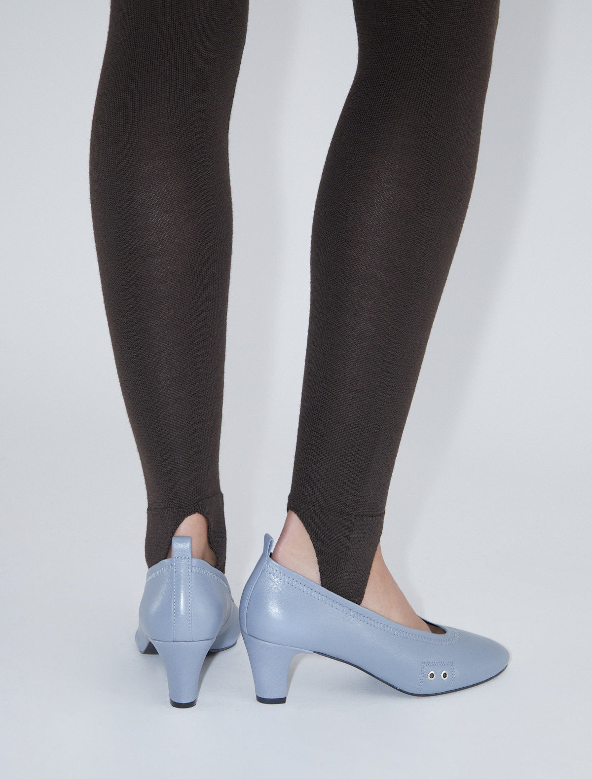 Gustava fuseau tricot pants wool brown