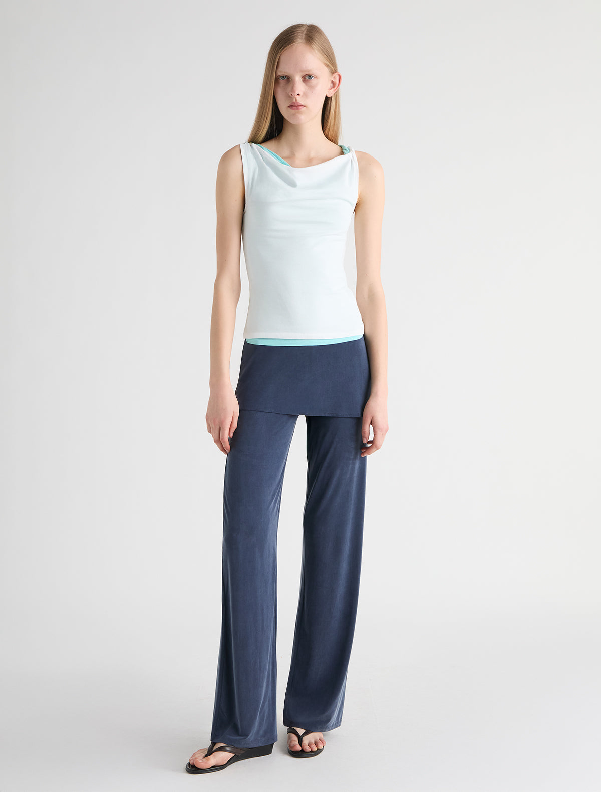 Alexia pants miniskirt cupro pants navy