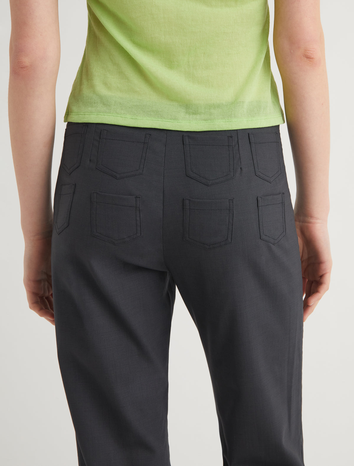 Plop tailored trousers multi mini pockets