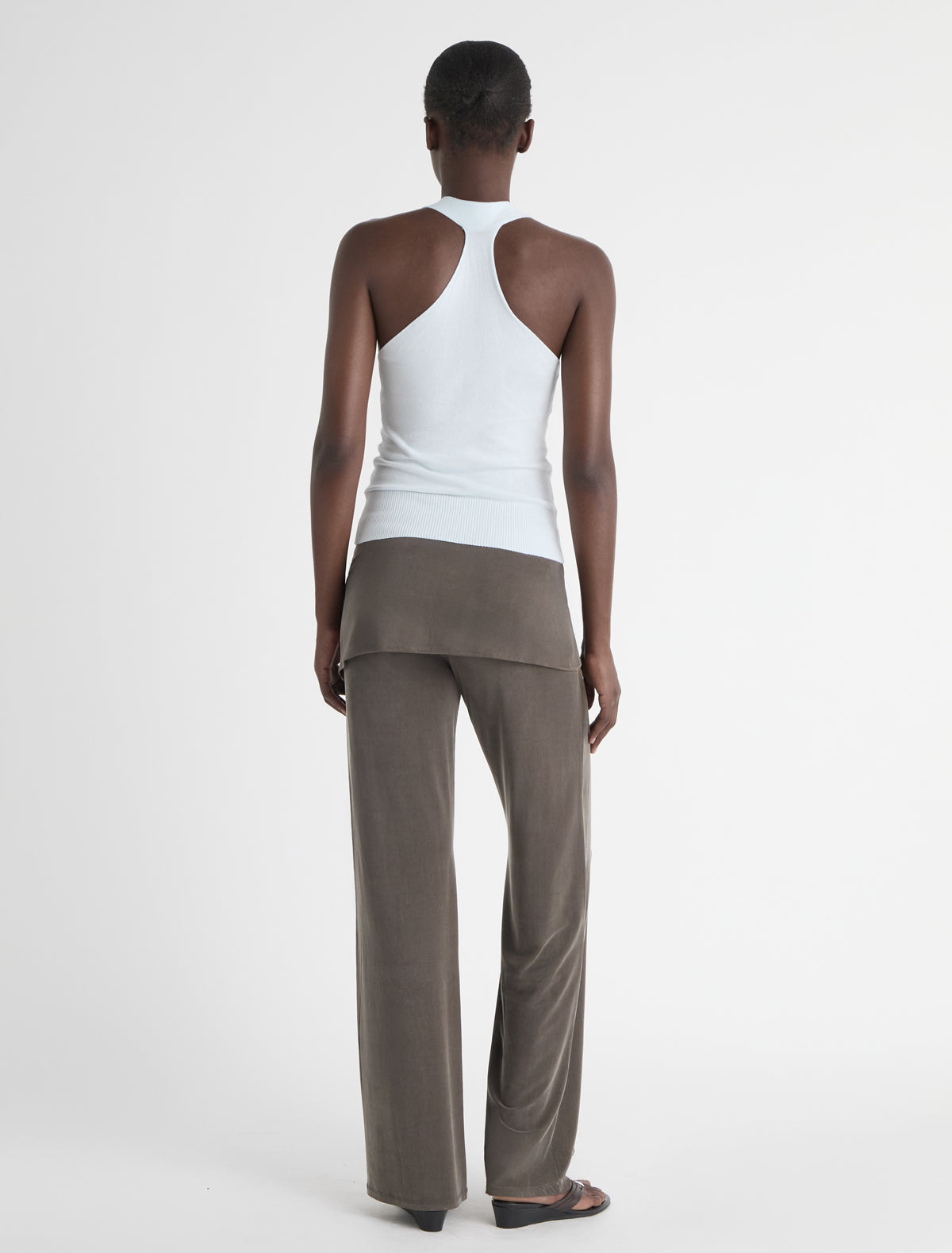 Alexia pants miniskirt cupro pants brown