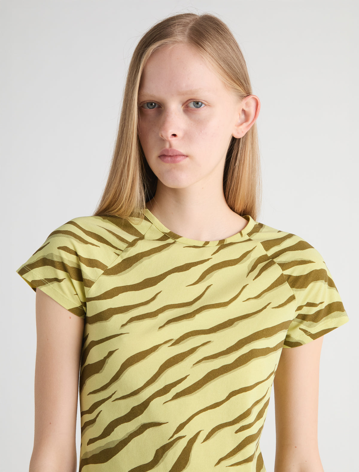 Nova short sleeve raglan t shirt zebra print